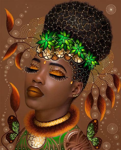 Afrocentric girl magic rose